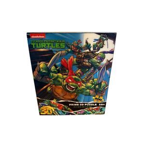 Brand New Nickelodeon Prime 3D Puzzle Teenage Mutant Ninja Turtles 500 Piece